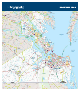 Chesapeake Virginia - Regional Map