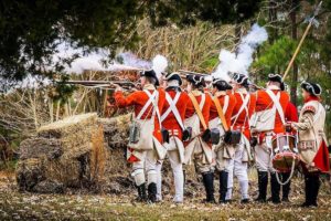 Photo of colonial soldiers
