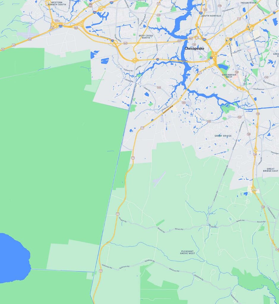 Chesapeake City Map | Chesapeake Economic Development