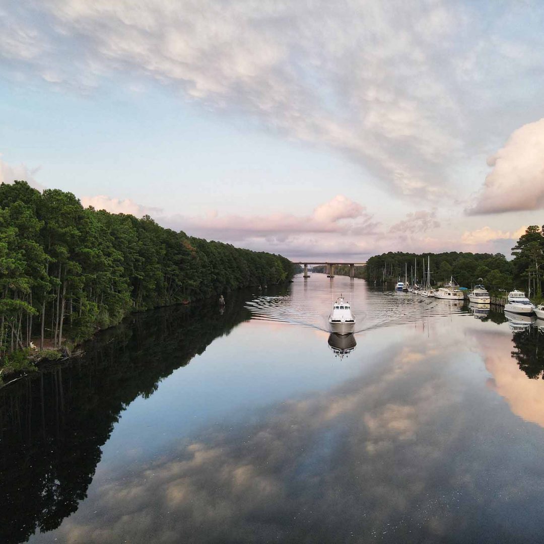 Boat at Battlefield Park in Chesapeake, VA | Chesapeake Economic Development