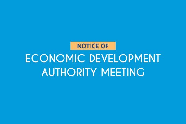 Notice of Economic Development Authority Meeting